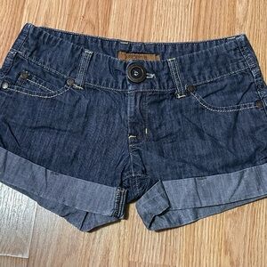 Arden B Dark Blue Jean Shorts size 0